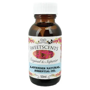 Sweetscents Essential Oil, Lavender Natural, 50ml