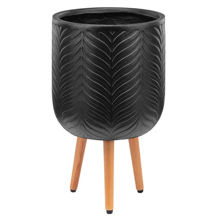 Textured Tripod Pot, Small