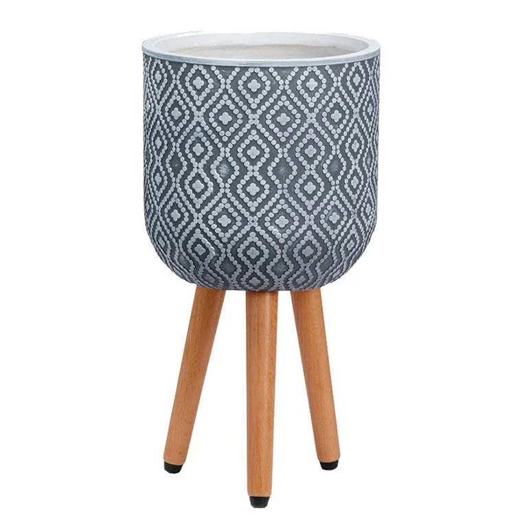 Textured Tripod Pot, Small