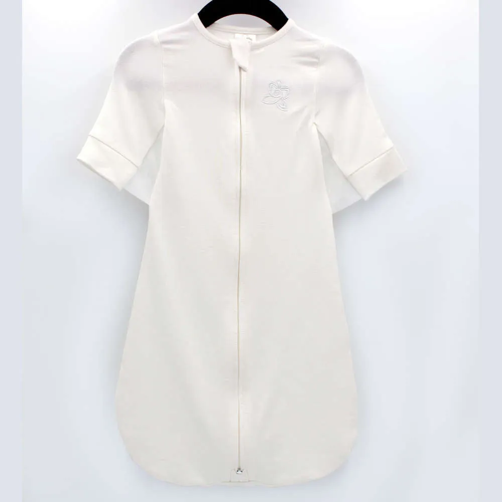 The Butterfly Swaddle | Ivory White | S