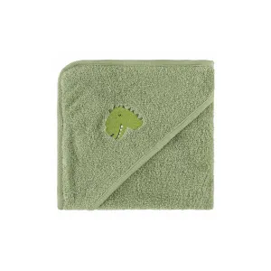 Trixie Hooded Towel - Aura Dino