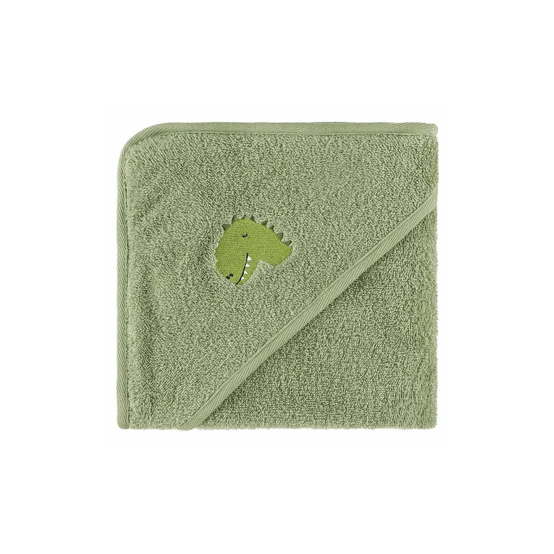 Trixie Hooded Towel - Aura Dino