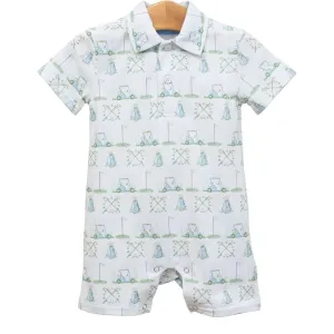 Trotter Street Kids Hole in One Polo Romper