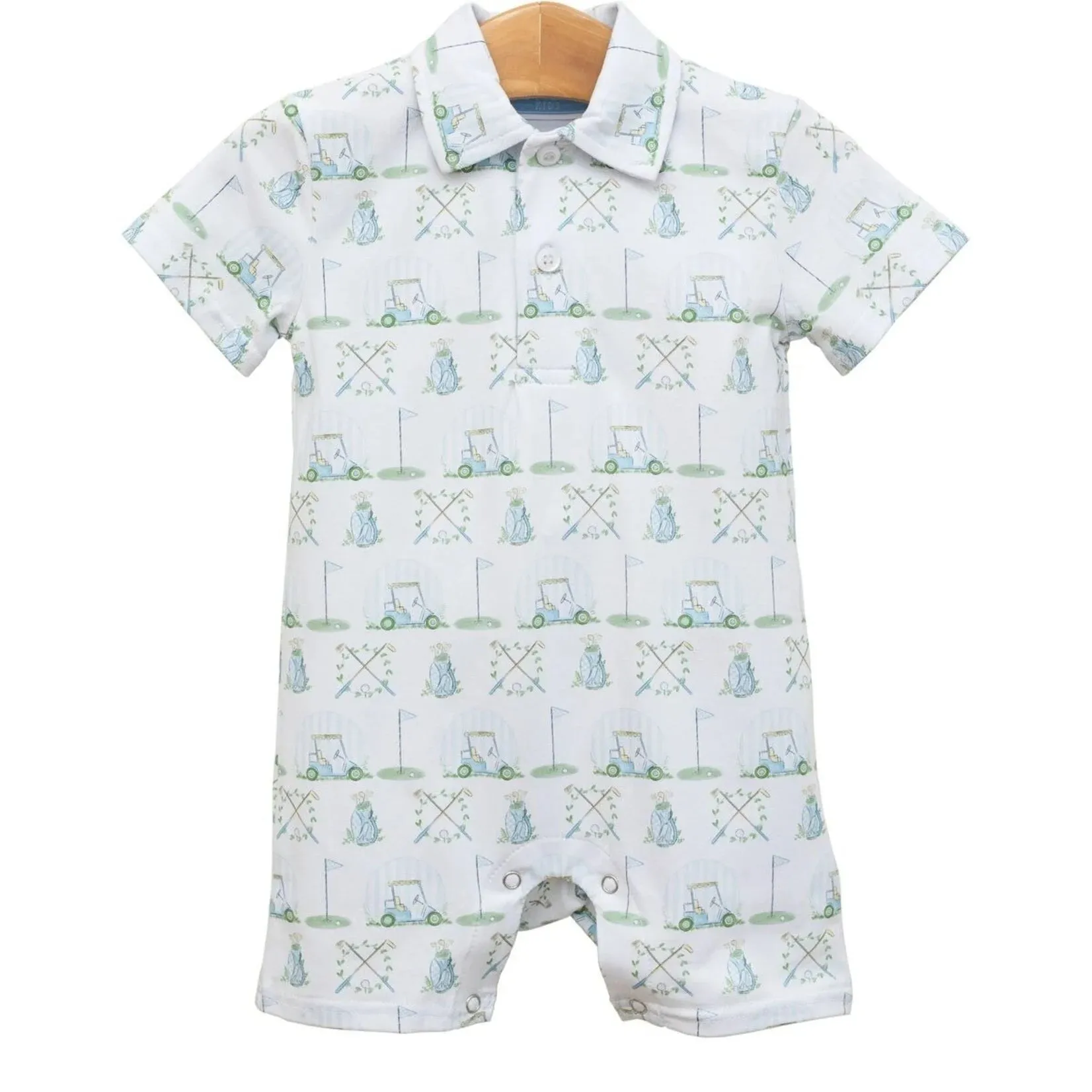 Trotter Street Kids Hole in One Polo Romper