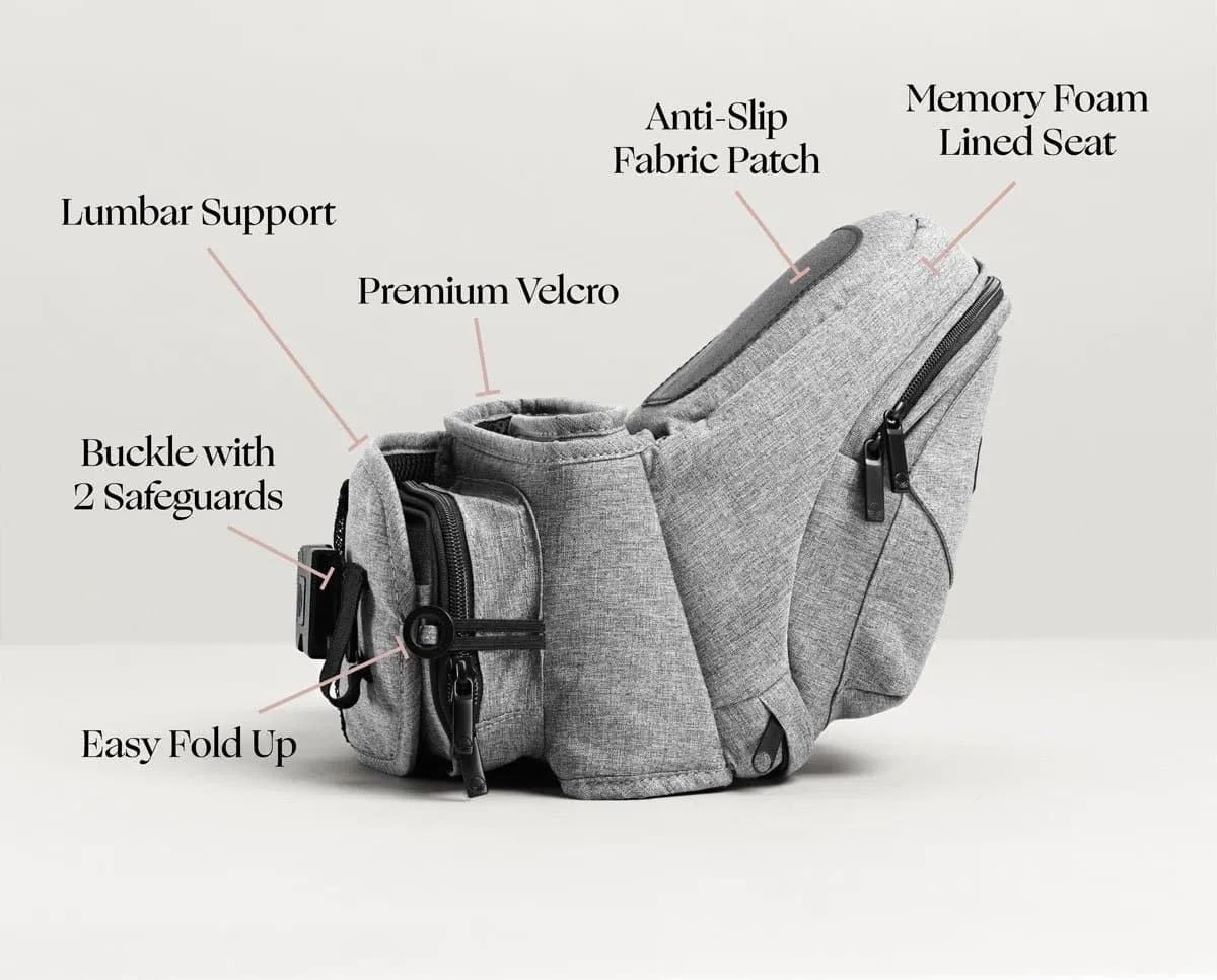 Tushbaby Hipseat - Grey