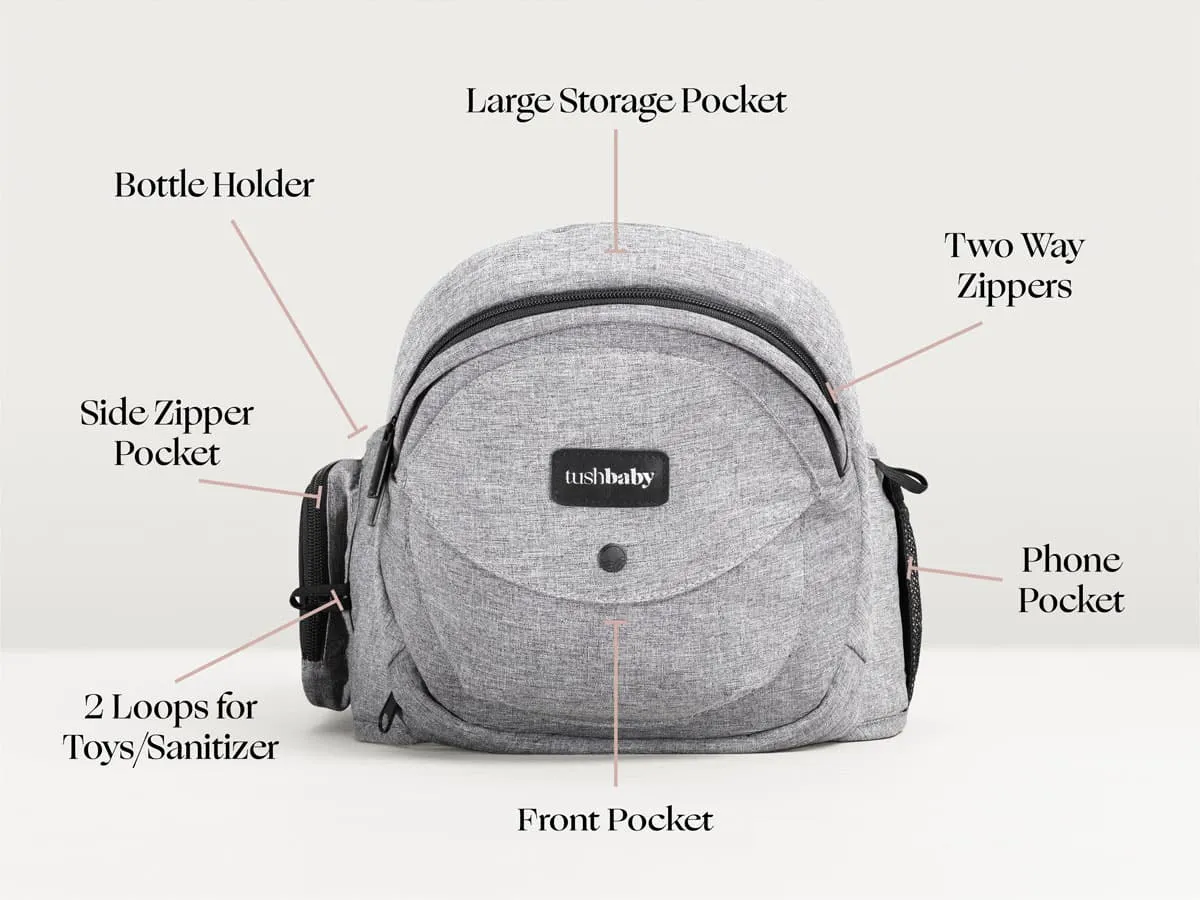 Tushbaby Hipseat - Grey