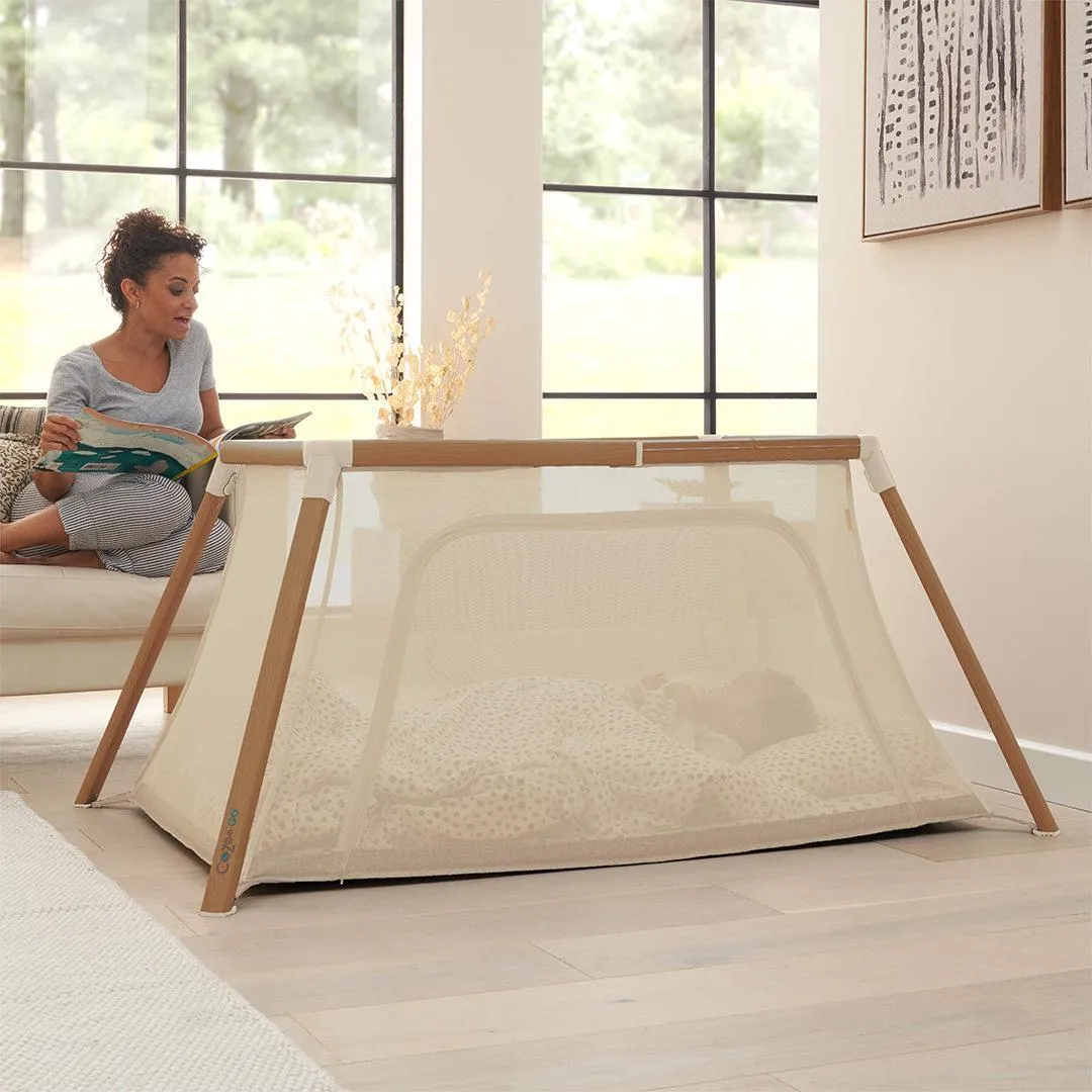 Tutti Bambini Cozee Go - Scandinavian Walnut/Ecru
