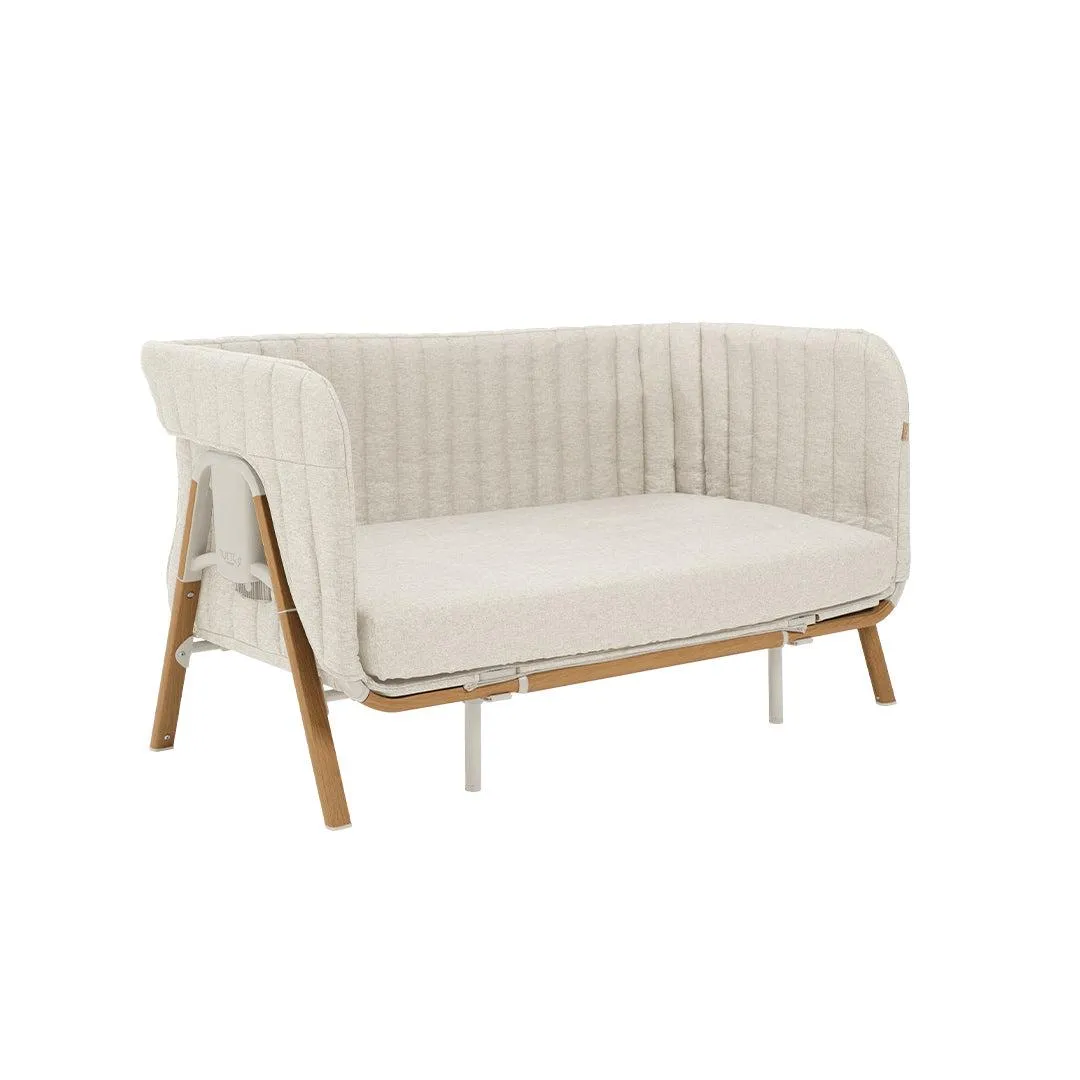 Tutti Bambini CoZee XL Junior Bed   Sofa Expansion Pack - Scandinavian Walnut / Ecru
