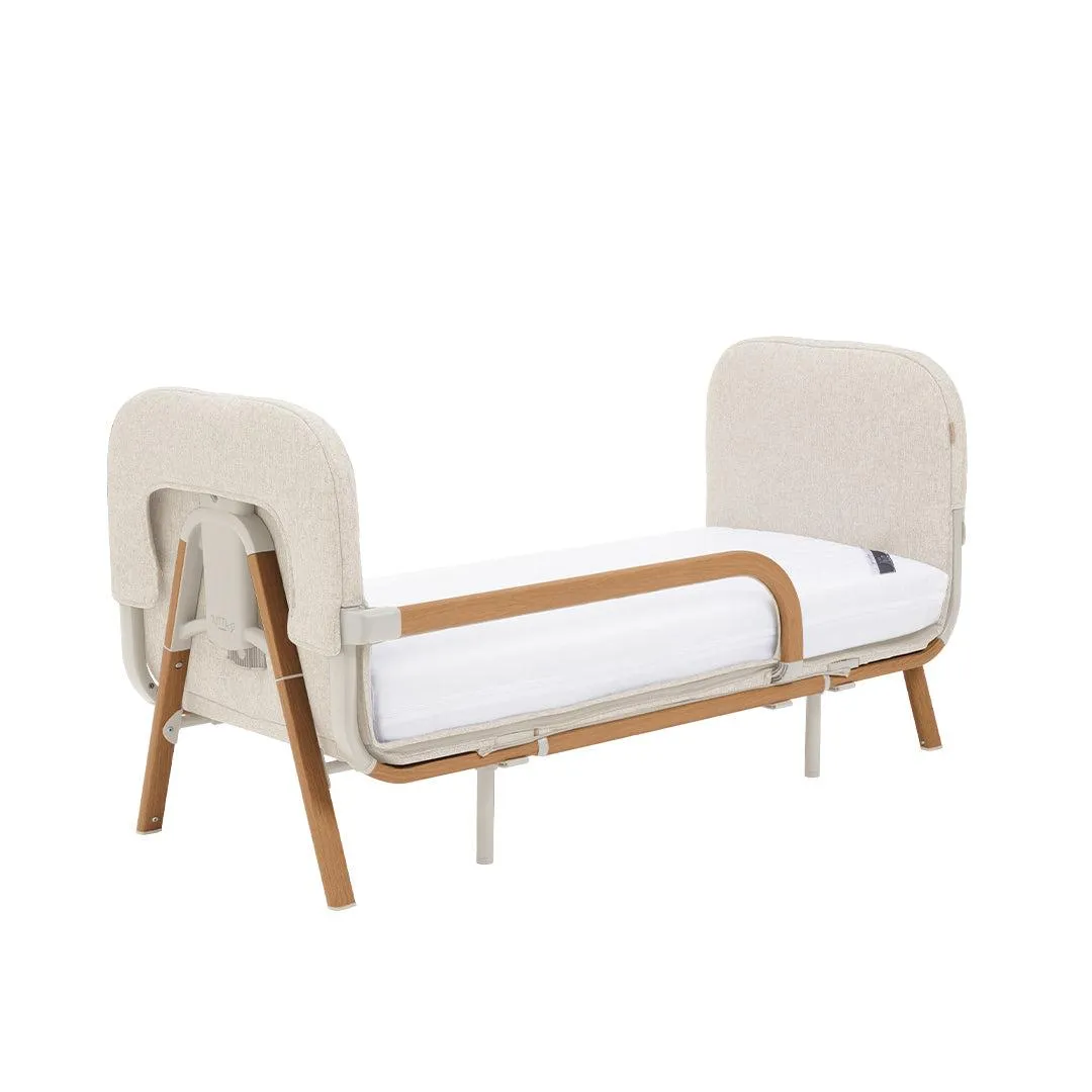 Tutti Bambini CoZee XL Junior Bed   Sofa Expansion Pack - Scandinavian Walnut / Ecru