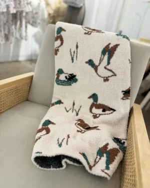 Velvet Fawn My Duckling Chenille Blanket