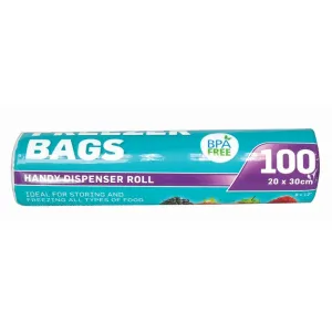 Zeus Freezer Bags Roll, 20x30cm